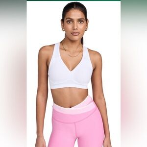 Beyond Yoga Spacedye Lift Your Spirits Bra in White Size Medium